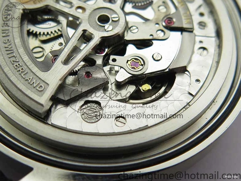 MIROTIME 0426 TimelessDesign Portuguese IW358304 ZF 1:1 Best Edition SS Blue Dial on Leather Strap A 7078